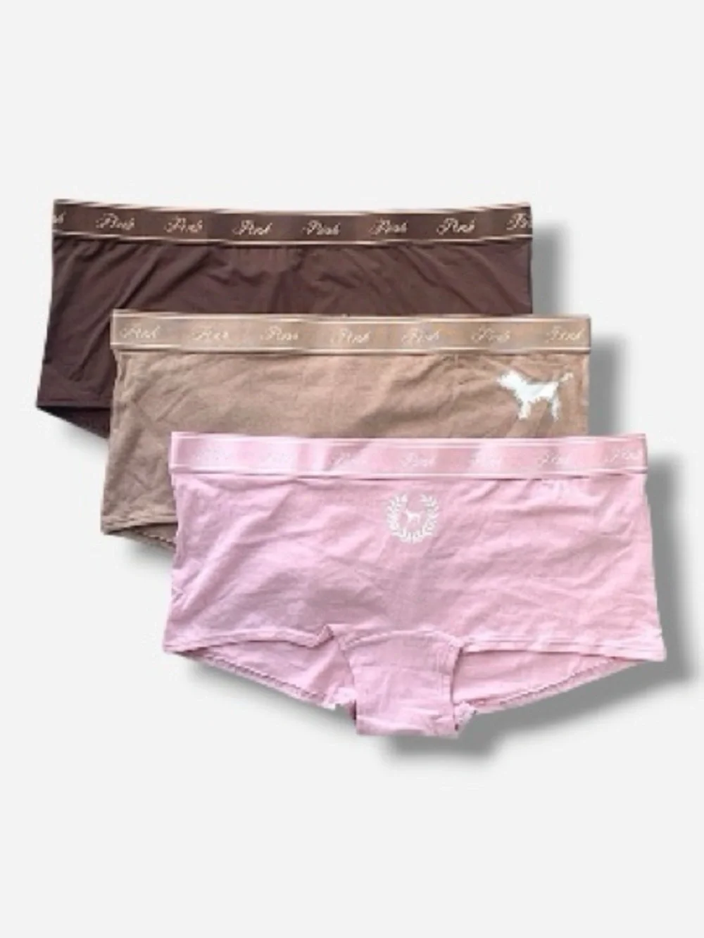 🌸New🌸 3pk Victoria’s Secret boyshort panty lot L new